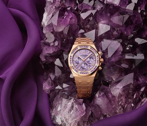 audemars piguet royal oak chronograph amethyst ref. 26319or|ap royal oak chronograph amethyst.